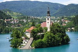 Otok na Blejskem jezeru